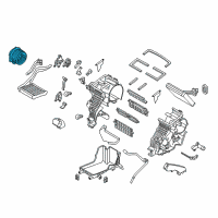 OEM 2017 Kia Soul Motor & Fan Assembly-A/C Diagram - 97113B2000