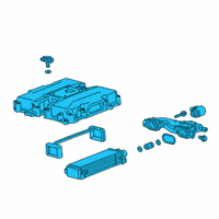 OEM 2017 Cadillac XTS Cooler Assembly Diagram - 12661212