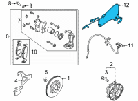 OEM 2022 Kia K5 Sensor Assembly-Wheel Sp Diagram - 58940L1000