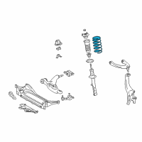 OEM 2011 Lexus GS350 Spring, Coil, Front Diagram - 48131-30C00