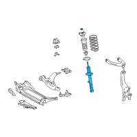 OEM 2010 Lexus GS450h ABSORBER Set, Shock Diagram - 48510-80436