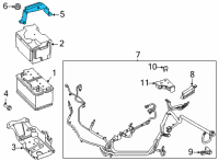 OEM Ford Bronco CLAMP Diagram - MB3Z-10718-A