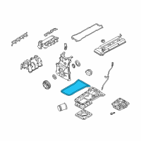 OEM Nissan Sentra Gasket-Oil Pan Diagram - 11121-5L310