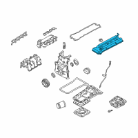 OEM 2004 Nissan Altima Cover Assy-Valve Rocker Diagram - 13264-3Z001