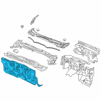 OEM Honda Civic Dashboard (Lower) Diagram - 61500-TGG-A00ZZ