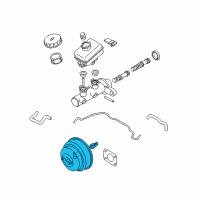 OEM 2009 Infiniti M35 Booster Assy-Brake Diagram - 47210-EH125