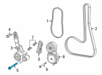 OEM 2019 Ram 1500 Bolt-HEXAGON Head Diagram - 6511686AA