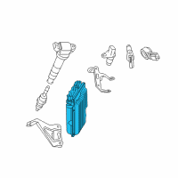 OEM 2019 Lexus RX350 Engine Control Computer Diagram - 89661-0EE82