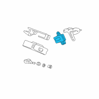 OEM 2007 Acura MDX Sensor Assembly, Initiator Diagram - 39360-STX-A01