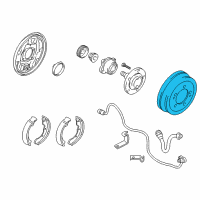 OEM Chrysler Sebring Drum-Brake Diagram - MB895659