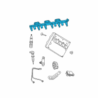 OEM 2012 Ram 1500 Ignition Coil Diagram - 5149049AB