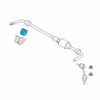 OEM 2016 BMW X5 Sway Bar Bushing Diagram - 37216771939