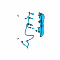 OEM 2019 Chevrolet Silverado 1500 LD Tail Lamp Diagram - 84752978