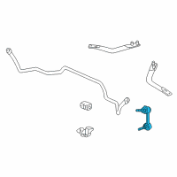 OEM Acura TL Link, Right Front Stabilizer Diagram - 51320-S84-A01