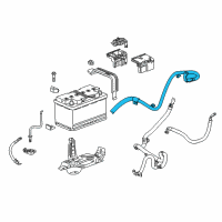 OEM 2019 Buick Regal Sportback Positive Cable Diagram - 39195251