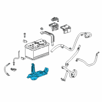 OEM Buick Regal Sportback Battery Tray Diagram - 23347541