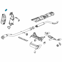 OEM 2019 Buick Cascada Catalytic Converter Seal Diagram - 55569496