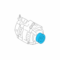 OEM 2015 Honda Accord Pulley Complete, Decou Diagram - 31141-5A2-A01