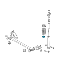 OEM 2018 Kia Soul Pad-Rear Spring, Lower Diagram - 55332E4000