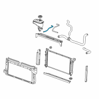 OEM 2020 Chevrolet Suburban By-Pass Hose Diagram - 23206776