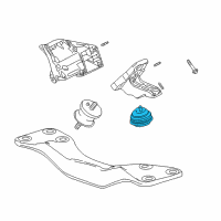 OEM 1996 BMW 850Ci Rubber Mounting Diagram - 22-11-6-750-820