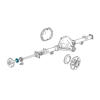 OEM 1995 Ford F-350 Axle Seal Diagram - 5L3Z-1S177-AB