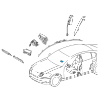 OEM 2011 Lexus GS450h Computer, Occupant Detection Diagram - 89952-0W052