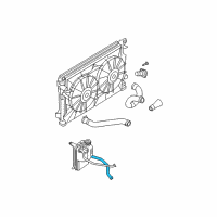 OEM 2007 Chrysler Pacifica Hose-COOLANT Overflow Diagram - 4809439AB