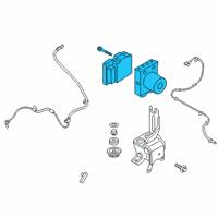 OEM 2015 Ford F-150 ABS Control Unit Diagram - GL3Z-2C215-B