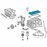 OEM Lexus ES300h Cover Sub-Assembly, Cylinder Diagram - 11201-36020