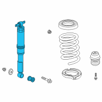 OEM 2014 Honda Odyssey Shock Absorber, Rear Diagram - 52610-TK8-A11