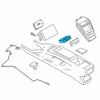 OEM 2014 Lincoln MKS Module Diagram - BT4Z-19A387-B