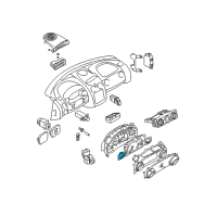 OEM 2001 Chrysler Sebring Gage-Fuel Diagram - MR532042