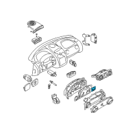 OEM 2001 Dodge Stratus Gage-Temperature Diagram - MR532043