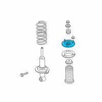 OEM 2013 Nissan Titan Bracket-Front Shock Absorber Diagram - 56115-7S000