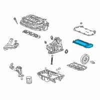 OEM 2009 Honda Odyssey Gasket, Intake Manifold Cover (Upper) Diagram - 17146-R70-A01