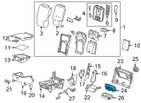 OEM 2021 Chevrolet Suburban Blower Motor Switch Diagram - 84862897