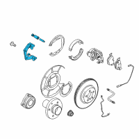 OEM 2010 BMW 750i Calliper Carrier Diagram - 34-21-6-796-720