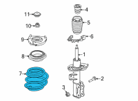 OEM Kia Carnival SPRING-FR Diagram - 54630R0050