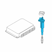 OEM 2009 BMW M6 Ignition Coil Diagram - 12-13-7-841-556