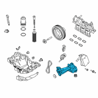 OEM 2017 Ford Fusion Oil Pump Diagram - FT4Z-6600-C