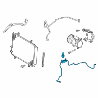 OEM Toyota Camry Liquid Line Diagram - 88710-06330