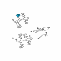 OEM 2014 Toyota Tundra Front Insulator Diagram - 18435-0P050