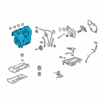 OEM 2008 Chevrolet HHR Intake Manifold Diagram - 12597953