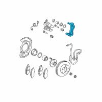 OEM Caliper Support Diagram - 47721-08020
