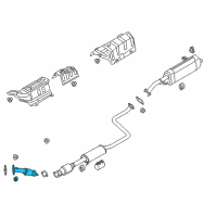 OEM 2017 Hyundai Elantra Front Muffler Assembly Diagram - 28610-F2400