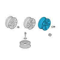 OEM 2019 Honda Civic Disk, Aluminum Wheel (18X8J) (Asahi) Diagram - 42700-TGG-A72