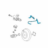 OEM Lincoln MKZ Vacuum Tube Diagram - 9H6Z-9C490-D