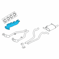 OEM 2012 Ford Mustang Exhaust Manifold Diagram - 7R3Z-9431-AA