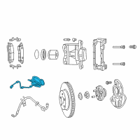 OEM 2015 Dodge Charger Sensor-Anti-Lock Brakes Diagram - 68199988AD